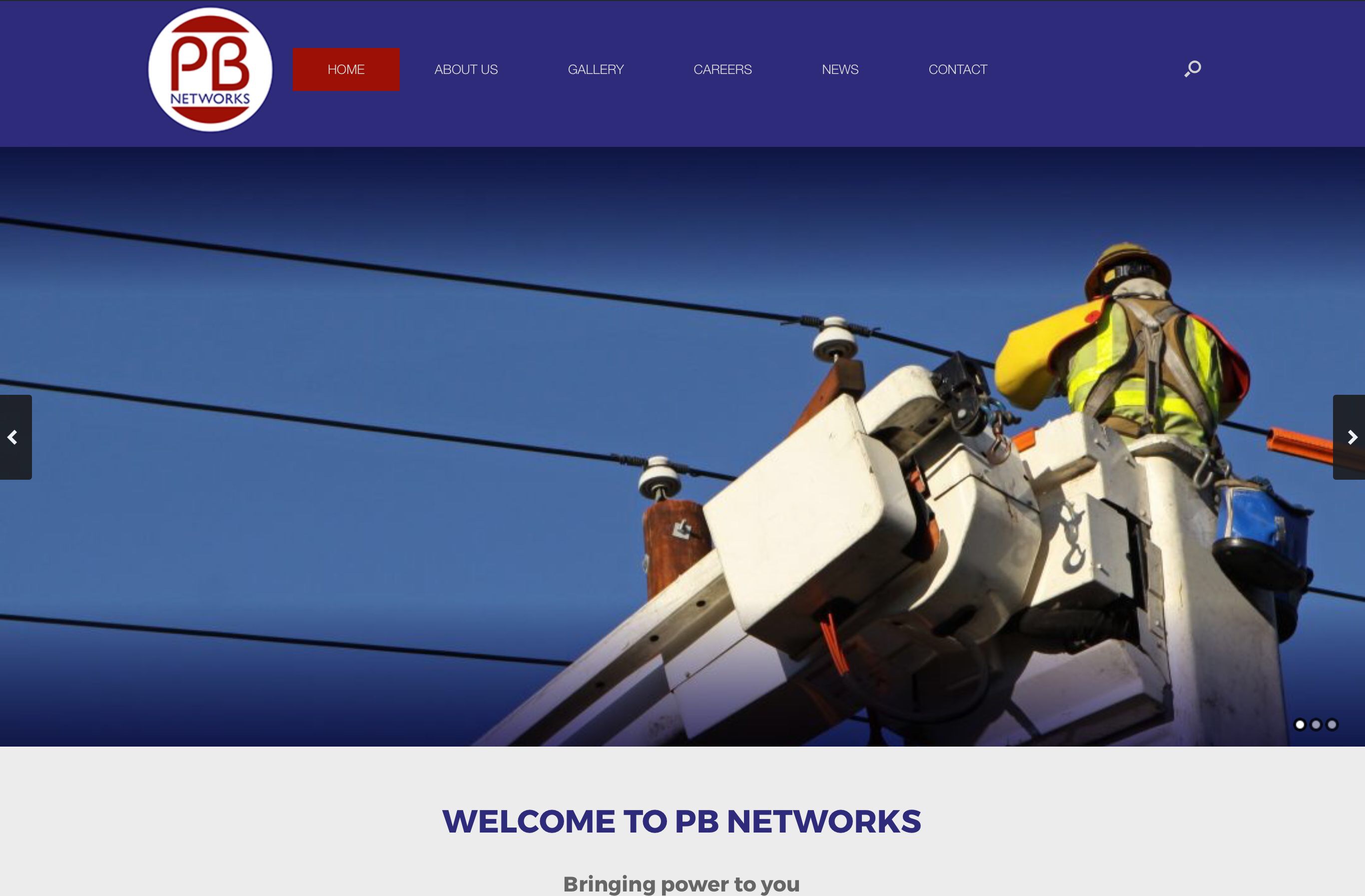 Utilities subcontractor launches website